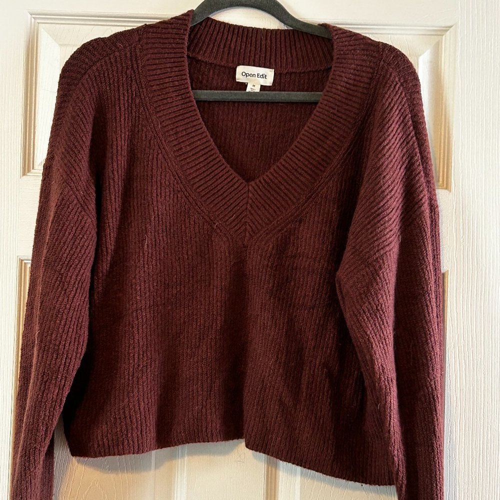 Open Edit Cropped Sweater